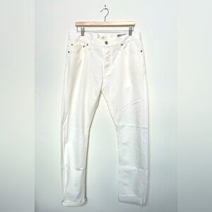 SUITSUPPLY White Denim Pants